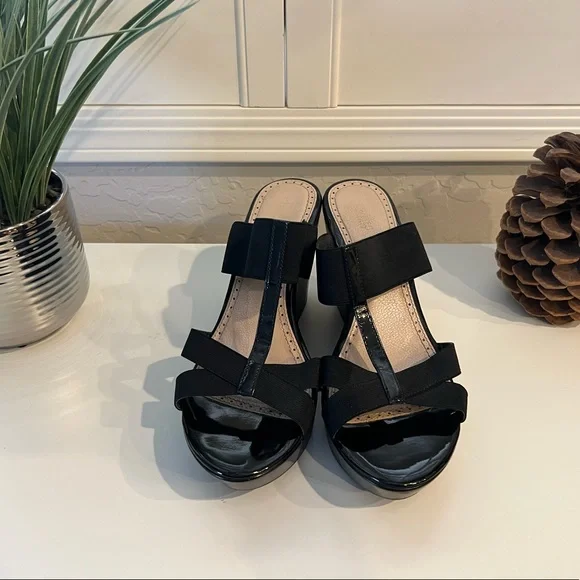 Charles David Black Sandals. Size 11. Worn once.  🌸 - Picture 2 of 9